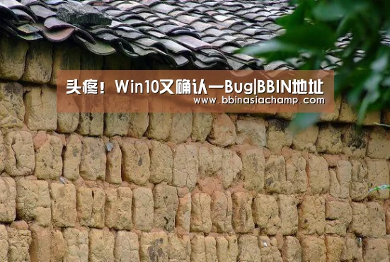 头疼!Win10又确认一Bug|BBIN地址(图2) BBIN地址