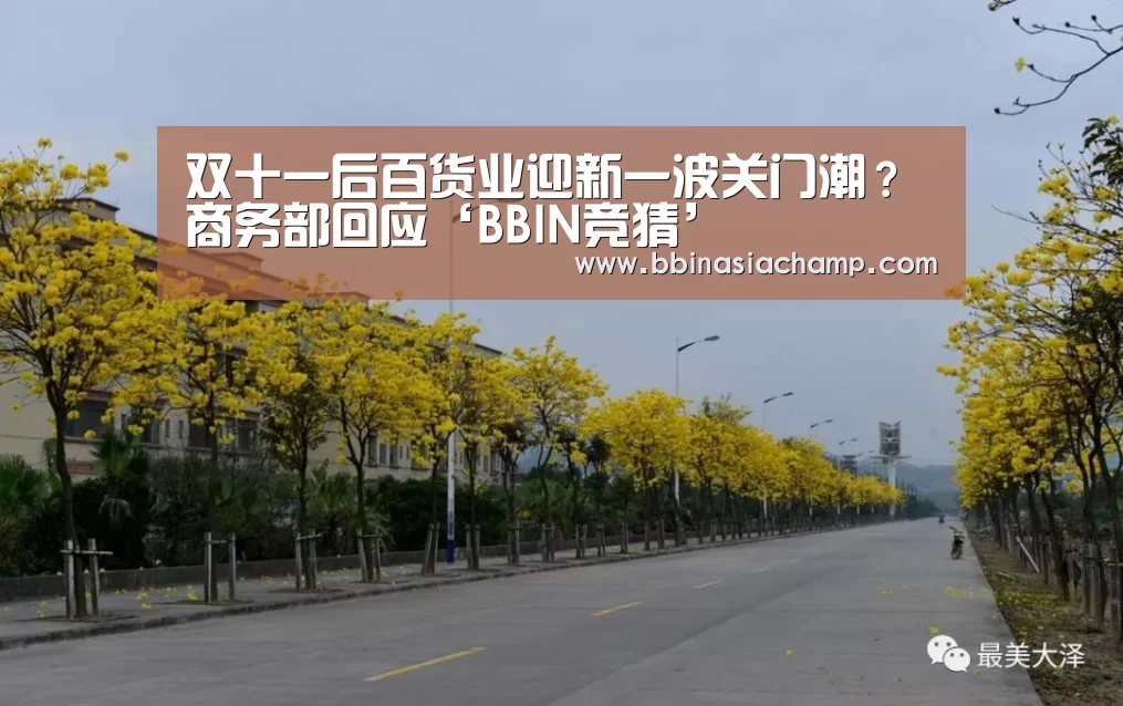 双十一后百货业迎新一波关门潮?商务部回应‘BBIN竞猜’(图2) BBIN捕鱼